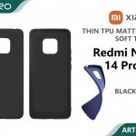BLACK MATTE CASE XIAOMI REDMINOTE14PRO-4G