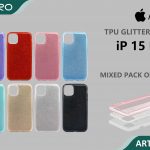 3IN1 TPU GLITTER IP 15PLUS