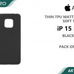 BLACK MATTE IP 15PLUS