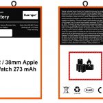 S2 / 38mm Apple Watch 273 mAh