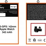 S3-GPS / 42mm Apple Watch 342 mAh