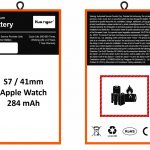 S7 / 41mm Apple Watch 284 mAh