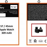 S7 / 45mm Apple Watch 309 mAh