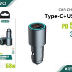CARICATORE AUTO USB + PD 3.0A