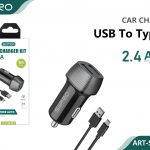 CARICATORE AUTO 2USB 2.4A + C