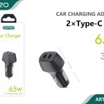 CARICATORE AUTO 2PD 65W
