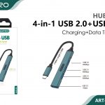 HUB USB TYPE-C 4-IN-1 USB 2.0 + USB 3.0