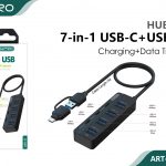 HUB USB 7-IN-1 USB-C + USB 3.0