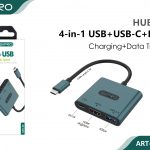 HUB USB 4-IN-1 USB + USB-C + HDMI