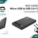 BOX HARD DISK MICRO-USB TO USB 3.0 + TYPE-C