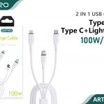 CAVO TYPE C - C + LIGHTNING