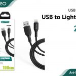 CAVO LIGHTNING 2.1A BLACK
