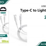 CAVO TYPE-C - LIGHTNING PD20W 2.4A WHITE