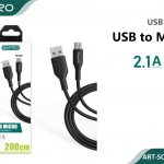 CAVO MICRO 2.1A BLACK 2M