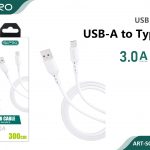 CAVO TYPE-C 2.1A WHITE 3M