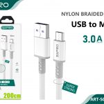 CAVO MICRO 3.0A WHITE 2M
