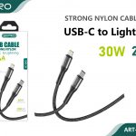 CAVO TYPE-C - LIGHTNING 2.4A