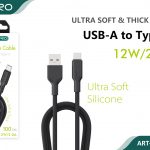 CAVO SILICONE TYPE-C 3A