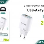 CARICATORE PD + QC 20W
