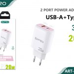 CARICATORE PD + QC 20W