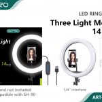 LED RING LIGHT 14INCH (STAND NON INCLUSO)