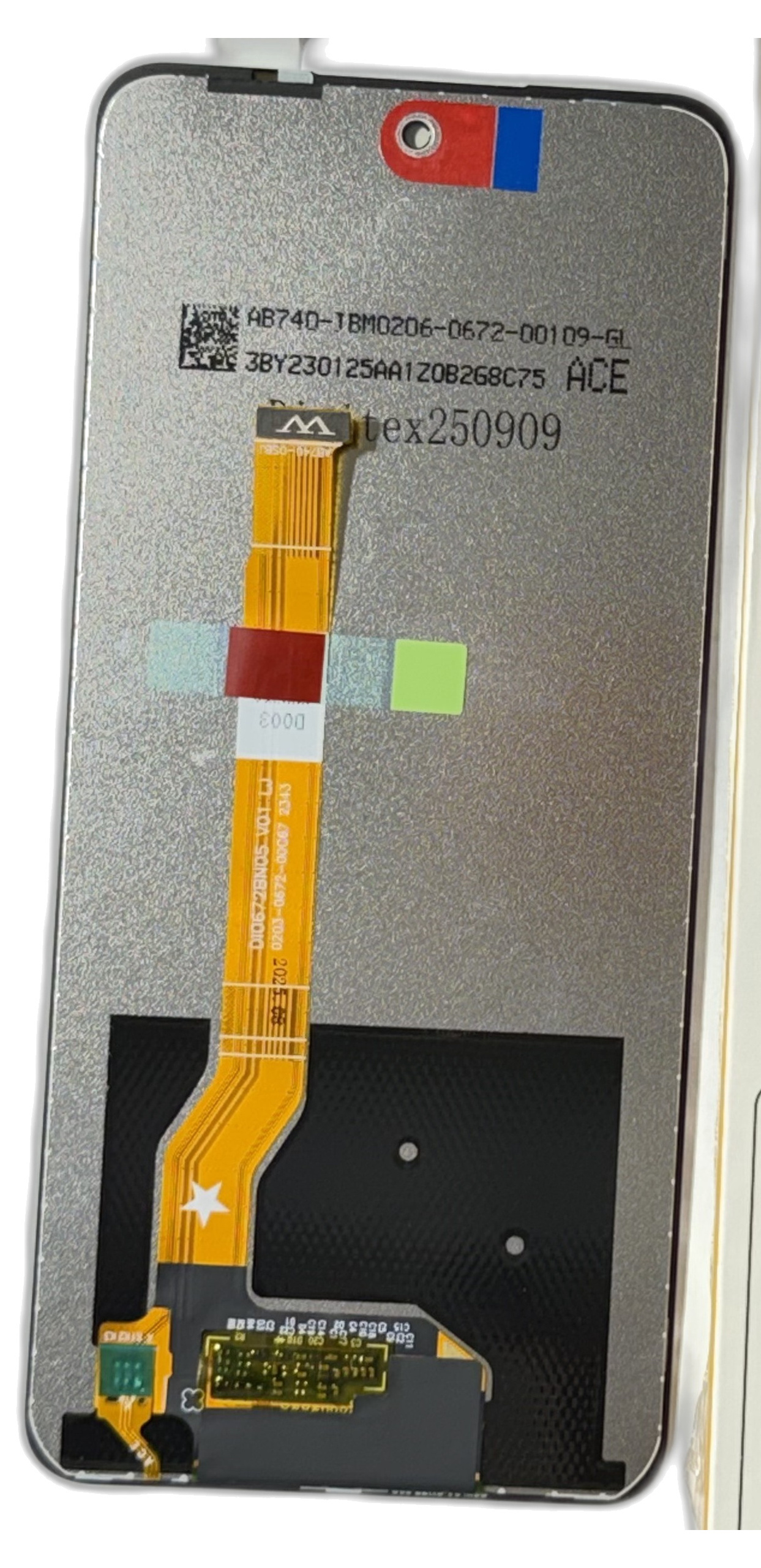DG01A4RLMC75_RLM_C75_P3X_RLM_13-5G_C67-4G_RE12-5G_plus Realme C75 SERVICE PACK BLACK Display - immagine 1