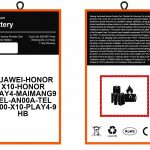 HUAWEI Honor X10/Honor PLAY4/Maimang9/TEL-AN00a /TEL-TN00 /X10/PLAY4/9 (HB
