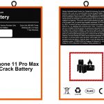 iPhone 11 Pro Max Crack Battery