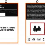 iPhone 13 Mini Crack Battery