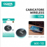 ODER WX-10 CARICATORE WIRELESS 15W