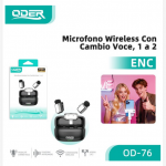 OD-76 Microfono Wireless con Cambio Voce OD-76 直播麦