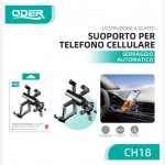 ODER CH-18 SUPPORTO TELEFONO PER AUTO