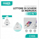 LETTORE DI SCHEDE DI MEMORIA 3 IN 1