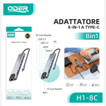 ODER H1-8C ADATTATORE 8in1 A TYPEC