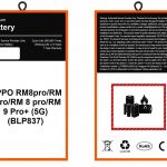 OPPO RM8pro/RM 8 Pro/RM 8 Pro/RM 9 Pro+ (5G) (BLP837)