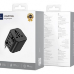 WIWU WI-UA005 ADATTATORE UNIVERSALE PLUG 2500W NERO WIWU WI-UA005 2500W 转换插头