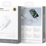 WIWU WI-G007 ESSEN 20W GaN CARICATORE RAPIDA C+CAVO C BIANCO WIWU WI-G007 20W C-C 套充 白色