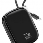 WIWU MH136 22.5W Sugar Power Bank 1C 10000mAh Black WIWU MH136 充电宝 黑色
