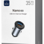 WIWU WI-CC030 NANO LITE A+C FAST CAR CHARGER 35W WIWU WI-CC030 车载充电器