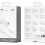WIWU Wi-G025 Cube 47W 2C GaN Fast Caricatore+Cavo WIWU Wi-G025 Cube 45W 套充