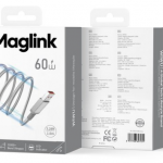 Wi-C082 A-C 1M 60W Maglink Magnetic Cavo Grigio Wi-C082 A-C 1M 60W Maglink Magnetic 数据线 灰色