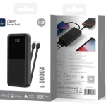WIWU Wi-P082 20000mAh 22.5W Essen Power Bank 2A1C Black WIWU Wi-P082 充电宝 黑色