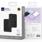 WIWU Wi-P043 PD20W Magnetic Power Bank with Stand Black WIWU Wi-P043 充电宝 黑色