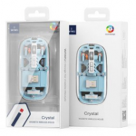 WIWU WM-105 MOUSE WIRELESS BLU TRASPARENTE