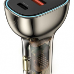WIWU QC-013 90W ADATTATORE PER AUTO NERO LUCIDO