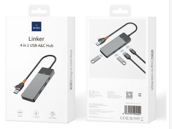 WI-95094022_WI-95094022 WIWU A431C HUB MULTIPORTA 4in1 - immagine 1