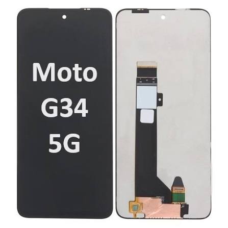 DG01A5MTG345G Moto G34 5G SERVICE PACK BLACK Display - immagine 1