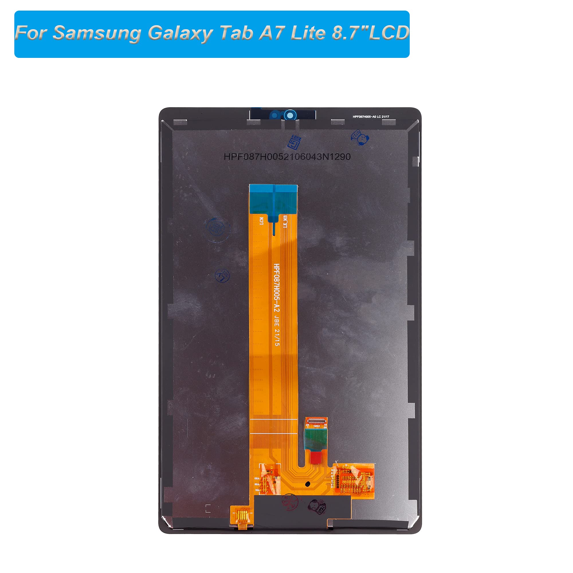 DG02A2SAMT220B Display Samsung SAM Tab A7 Lite 8.7 WiFi T220 BLACK ORG NEW BLACK - immagine 1